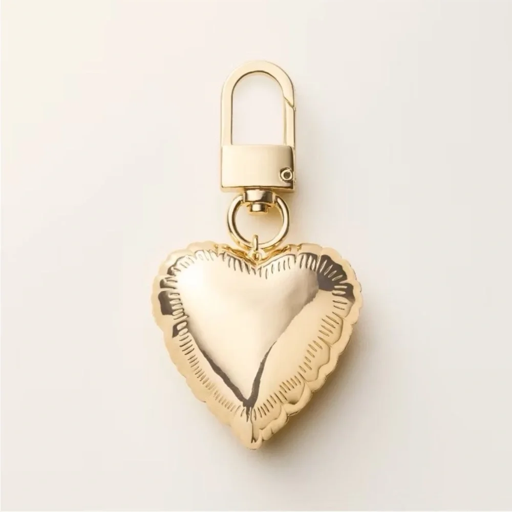 💖✨ Mylar Balloon Heart Bag Charm Keychain Gold - Kate Spade New York x Target✨ - Picture 1 of 4